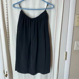 Vintage Black Women's Silk Skirt